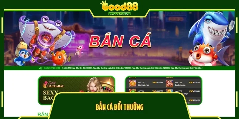 Bắn cá đổi thưởng