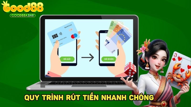 Hướng dẫn quy trình rút tiền tại hệ thống nhà cái nhanh gọn